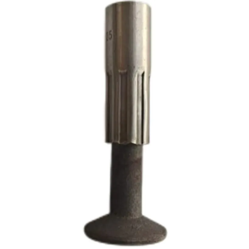 Heavy-duty steel lifting anchor with enlarged foot plate for secure embedment in precast concrete elements